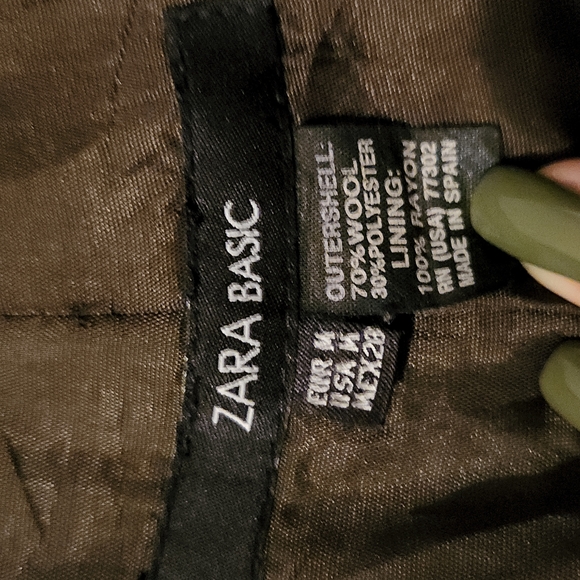 Zara Basic Double Breasted Jacket M - Picture 3 of 3